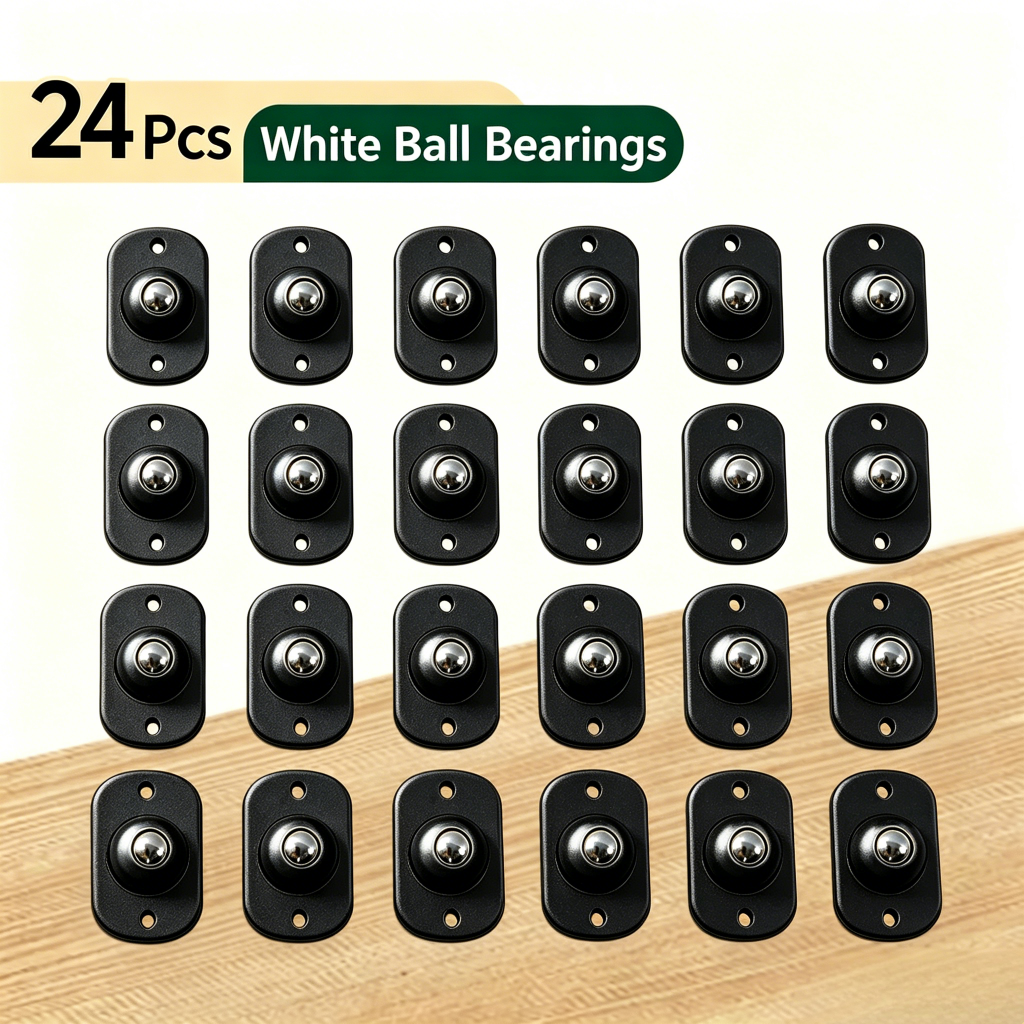 🔄 360 Degree Rotation Self Adhesive Mini Caster Wheels-FB
