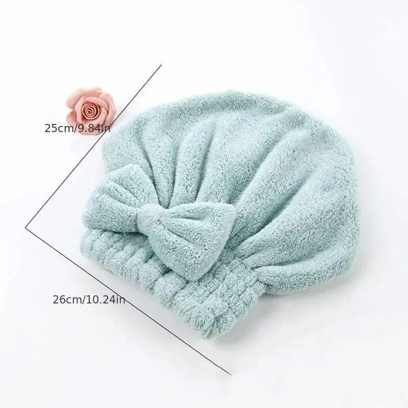 NATRAVOR™ Quick-Dry Microfiber Hair Towel Wrap