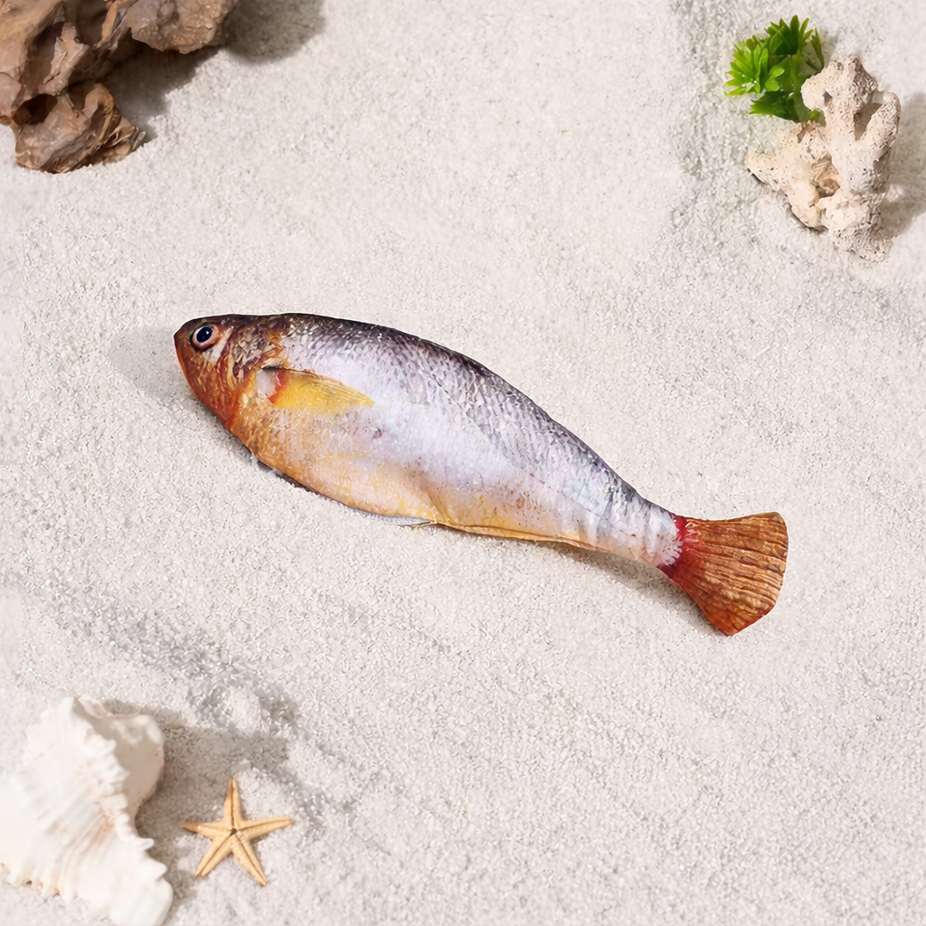 Petgravity Realistic Flopping Fish Cat Toy 3-Pack – Interactive, Rechargeable, Catnip