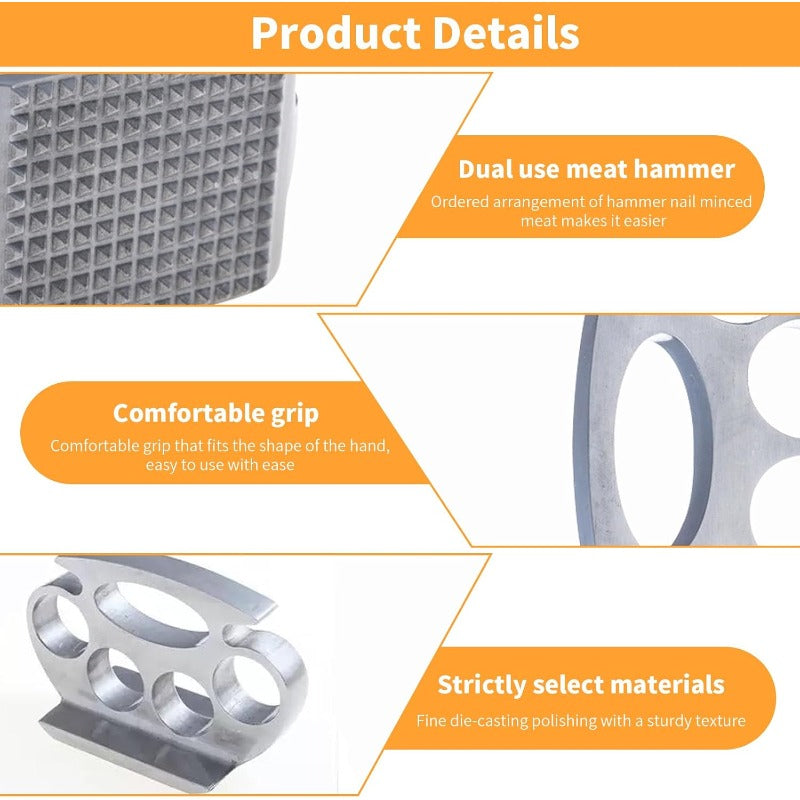 Ergonomic Palm Press Tenderizer