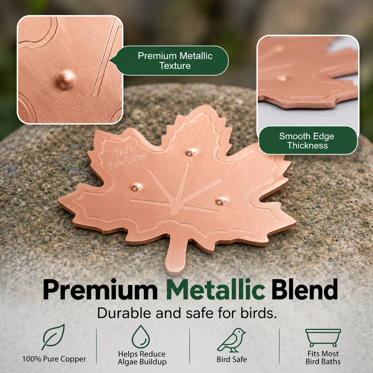 Clear Water in Any Garden Basin | Rust-Resistant & Low Maintenance🛡️✨