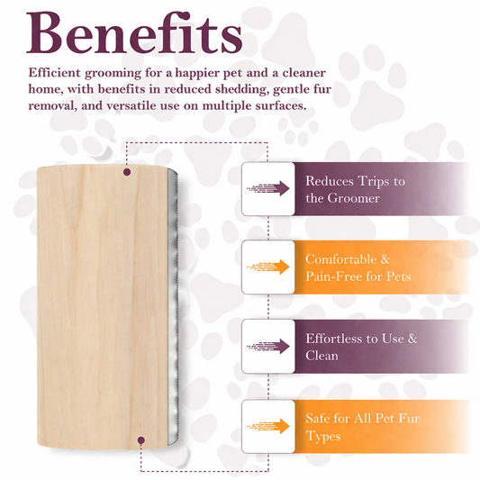 No More Loose Hair – Gentle Deshedding Brush for All Dogs