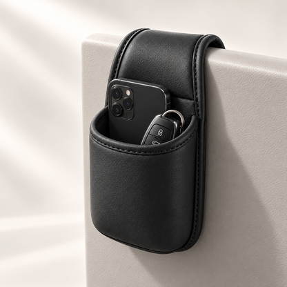 Leather Car Door Storage Pocket